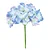 Flores Decorativas Permanentes - Hortênsia com Haste 46cm Azul/Verde - 6 Hastes - Imagem 1