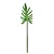 Folhas Decorativas Permanentes - Costela de Adão 84cm Verde - 6 Hastes - Imagem 1