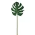 Folhas Decorativas Permanentes - Costela de Adão 88cm Verde - 1 Haste - Imagem 1