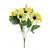 Flores Decorativas Permanentes - Margarida X6 30cm Amarelo - 1 Buquê - Imagem 1