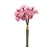 Flores Decorativas Permanentes - Ramalhete de Mini Rosas X19 32cm Rosa - 1 Ramalhete - Imagem 1