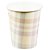 Copo de Papel 270ml Xadrez Candy Color Junino - 10 Un - Imagem 1