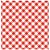 TNT Para Decoração de Festa Junina - Xadrez Vermelho - 1,40x1,00 Metro - Imagem 1