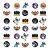 Cortina Decorativa Stitch Halloween 1,97x2,25 Metros - 6 Un - Imagem 1