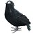 Corvo Decorativo Gralha Preta M 17cm - 1 Un - Imagem 1