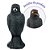 Corvo Decorativo Preto Com Som, Luz e Movimento 38,5cm - 1 Un - Imagem 1