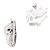 Kit Esqueleto Astolfo Decoração Halloween 24cm - 12 Peças - Imagem 1