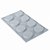 Forma de Silicone Monoporção Florentino 30x17,5x1,2cm - 1 Un - Cromus Allonsy - Imagem 1