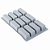 Forma de Silicone Monoporção Mini Cakes 30x17,5x3cm - 1 Un - Cromus Allonsy - Imagem 1