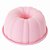 Forma de Silicone Redonda Centro Oco Rosa 22x22x9cm - 1 Un - Cromus Allonsy - Imagem 1