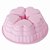 Forma de Silicone Redonda Corações Rosa 22,5x22,5x9cm - 1 Un - Cromus Allonsy - Imagem 1