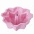 Forma de Silicone Redonda Flor Rosa 23,5x23,5x9cm - 1 Un - Cromus Allonsy - Imagem 2