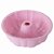 Forma de Silicone Redonda Pudim Rosa 24x24x7cm - 1 Un - Cromus Allonsy - Imagem 2
