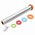 Rolo Para Massa com Medida Ajustável Aço Inox - Kit com 11 Un - Cromus Allonsy - Imagem 1