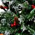 Árvore de Natal 2,70 Metros Pé de Ferro Pinhas e Cerejas com 1500 Galhos - Imagem 2