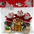 Enfeites Natalino Papai Noel Sortido 8x4cm - Kit com 3 Peças - Imagem 1