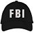 Boné Regulável em Tecido FBI - Imagem 1