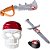Kit Para Fantasia Pirata Sete Mares Máscara Infantil - Imagem 1