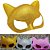 Máscara Gato com Glitter - Para Festas - Imagem 1