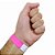 Pulseira de Identificação a Prova de Água Rosa Pink - 50 Un - Imagem 1