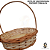 CESTA DE VIME REDONDA 32X32X07 COM ALCA - Imagem 4
