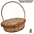 CESTA DE VIME REDONDA 32X32X07 COM ALCA - Imagem 5