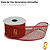 Rolo de Fita Decorativa Vermelha - Imagem 1