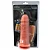 PROTESE COM VENTOSA E VIBRADOR EXTERNO COM PILHAS 17 CM - Imagem 1