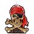 Vela Caveira Pirata Halloween - Imagem 1