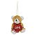 Ursa Laço No Pescoço Bege (Romântica) 8cm - 1 Un - Imagem 1