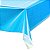 Toalha Plástica Perolada 78x78cm Liso Azul Claro - 10 Un - Imagem 1