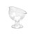 Taça Inclinada para Guloseimas Pequena - Cristal - Imagem 1