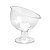 Taça Inclinada para Guloseimas Média - Cristal - Imagem 1