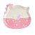 Prato Galinha Rosa Claro (Guloseima) 10x40x20  - 2 Un - Imagem 1
