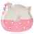 Prato Galinha Rosa Claro (Guloseima) 10x40x20  - 2 Un - Imagem 2