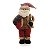 Papai Noel Vermelho Marrom Pequeno em Pé c/ Saco de Presente - Imagem 2