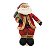 Papai Noel Vermelho Marrom Médio Sentado c/ Saco de Presente - Imagem 2