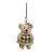 Ursa com Vestido Xadrez Verde (Patchwork Color) - Imagem 1