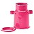 Mini Leiteira em Alumínio 150ml com Alça Fixa - Rosa - Imagem 1