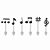 Mini Colherzinha Notas Musicais - 06 Un - Imagem 2