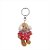 Chaveiro Cachorro Roupa Marfim e Vermelho (Patchwork Vermelho) - 6 Un - Imagem 1