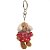 Chaveiro Cachorro Roupa Marfim e Vermelho (Patchwork Vermelho) - 6 Un - Imagem 2