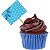 Lolipop para Cupcake Especial Petit Poá Azul - 10 Un - Imagem 1