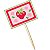 Lolipop para Cupcake Especial Moranguinho - 10 Un - Imagem 2