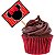 Lolipop para Cupcake Especial Minnie Vermelha - 10 Un - Imagem 1