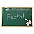Lembrancinha Infantil - Lousinha Escolar com Alfabeto - Imagem 1