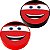 Latinha Plástica 5x1 Lembrancinha Cars Disney MC Queen - Imagem 1
