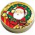 Latinha 7x2 Lembrancinha de Natal Papai Noel com Presente - Imagem 1