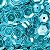 Lantejoula Metalizada Azul Claro (02 Gramas) - 12 Potinhos - Imagem 1