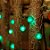 Pisca Pisca com 20 Leds Bola Craquelada Verde Cordão Incolor 1,90m 3 Pilha AA - Imagem 2